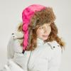 image:imageFaux Fur Safety Reflective Aviator Trapper Hat Snow Ski Trooper Winter Cap1 Reflective  Hot Pink