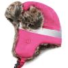image:imageFaux Fur Safety Reflective Aviator Trapper Hat Snow Ski Trooper Winter Cap1 Reflective  Hot Pink