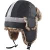 image:imageFaux Fur Safety Reflective Aviator Trapper Hat Snow Ski Trooper Winter Cap1 Reflective  Off Black