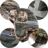 image:imageFaux Fur Safety Reflective Aviator Trapper Hat Snow Ski Trooper Winter Cap1 Reflective  Olive
