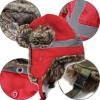 image:imageFaux Fur Safety Reflective Aviator Trapper Hat Snow Ski Trooper Winter Cap1 Reflective  Red