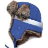 image:imageFaux Fur Safety Reflective Aviator Trapper Hat Snow Ski Trooper Winter Cap1 Reflective  Royal Blue