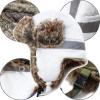 image:imageFaux Fur Safety Reflective Aviator Trapper Hat Snow Ski Trooper Winter Cap1 Reflective  White