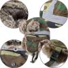 image:imageFaux Fur Safety Reflective Aviator Trapper Hat Snow Ski Trooper Winter Cap1 Reflective  Woodland Camo