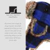 image:imageFaux Fur Safety Reflective Aviator Trapper Hat Snow Ski Trooper Winter Cap3 Plaid  Royal Blue