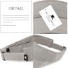 image:imageSun Visor hat Sports 100 Cotton amp Pigment Quick Adjust Strap Closure SunProtect Golf Men Women Visor Cap1 Grey