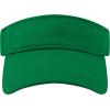 image:imageSun Visor hat Sports 100 Cotton amp Pigment Quick Adjust Strap Closure SunProtect Golf Men Women Visor Cap1 Kelly Green