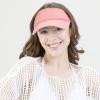 image:imageSun Visor hat Sports 100 Cotton amp Pigment Quick Adjust Strap Closure SunProtect Golf Men Women Visor Cap1 Light Pink