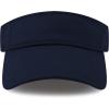 image:imageSun Visor hat Sports 100 Cotton amp Pigment Quick Adjust Strap Closure SunProtect Golf Men Women Visor Cap1 Navy