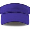 image:imageSun Visor hat Sports 100 Cotton amp Pigment Quick Adjust Strap Closure SunProtect Golf Men Women Visor Cap1 Royal Blue