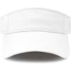 image:imageSun Visor hat Sports 100 Cotton amp Pigment Quick Adjust Strap Closure SunProtect Golf Men Women Visor Cap1 White