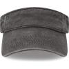 image:imageSun Visor hat Sports 100 Cotton amp Pigment Quick Adjust Strap Closure SunProtect Golf Men Women Visor Cap2 Pigment  Black
