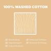 image:imageThe Hat Depot  100 Cotton Soft and Light Cuffed Skull Plain Daily Washed BeanieBeige 2