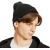image:imageThe Hat Depot  100 Cotton Soft and Light Cuffed Skull Plain Daily Washed BeanieBlack