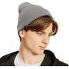 image:imageThe Hat Depot  100 Cotton Soft and Light Cuffed Skull Plain Daily Washed BeanieGrey 2