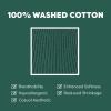 image:imageThe Hat Depot  100 Cotton Soft and Light Cuffed Skull Plain Daily Washed BeanieHunter Green 2