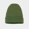 image:imageThe Hat Depot  100 Cotton Soft and Light Cuffed Skull Plain Daily Washed BeanieOlive 2