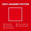 image:imageThe Hat Depot  100 Cotton Soft and Light Cuffed Skull Plain Daily Washed BeanieRed 2