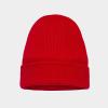 image:imageThe Hat Depot  100 Cotton Soft and Light Cuffed Skull Plain Daily Washed BeanieRed 2