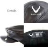 image:imageThe Hat Depot  Made in USA Proudly Premium Quality Genuine Leather Gatsby Ivy Soft Ascot Hat1 Made in Usa  Leather Black