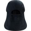 image:imageThe Hat Depot  Outdoor Safari Hiking Fishing Sun Block Cap Hat1 Cap  Black