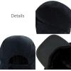 image:imageThe Hat Depot  Outdoor Safari Hiking Fishing Sun Block Cap Hat1 Cap  Black