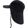 image:imageThe Hat Depot  Outdoor Safari Hiking Fishing Sun Block Cap Hat1 Cap  Black