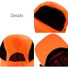 image:imageThe Hat Depot  Outdoor Safari Hiking Fishing Sun Block Cap Hat1 Cap  Blaze Orange