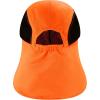 image:imageThe Hat Depot  Outdoor Safari Hiking Fishing Sun Block Cap Hat1 Cap  Blaze Orange