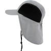 image:imageThe Hat Depot  Outdoor Safari Hiking Fishing Sun Block Cap Hat1 Cap  Gray