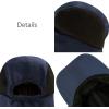 image:imageThe Hat Depot  Outdoor Safari Hiking Fishing Sun Block Cap Hat1 Cap  Navy