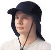 image:imageThe Hat Depot  Outdoor Safari Hiking Fishing Sun Block Cap Hat1 Cap  Navy