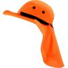 image:imageThe Hat Depot  Outdoor Safari Hiking Fishing Sun Block Cap Hat2 Hat  Blaze Orange