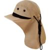 image:imageThe Hat Depot  Outdoor Safari Hiking Fishing Sun Block Cap Hat2 Hat  Khaki
