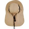 image:imageThe Hat Depot  Outdoor Safari Hiking Fishing Sun Block Cap Hat2 Hat  Khaki