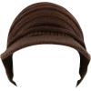 image:imageThe Hat Depot  Visor Beanie Unisex Winter Knit Skull Beanie with Brim Hat2 Slouchy  Brown