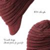 image:imageThe Hat Depot  Visor Beanie Unisex Winter Knit Skull Beanie with Brim Hat2 Slouchy  Burgundy
