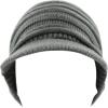 image:imageThe Hat Depot  Visor Beanie Unisex Winter Knit Skull Beanie with Brim Hat2 Slouchy  Dark Gray