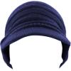 image:imageThe Hat Depot  Visor Beanie Unisex Winter Knit Skull Beanie with Brim Hat2 Slouchy  Navy