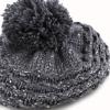 image:imageThe Hat Depot  Winter Multi Color Pom Pom Knit Beret Hat2 Style 2  Dark Gray