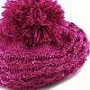 image:imageThe Hat Depot  Winter Multi Color Pom Pom Knit Beret Hat2 Style 2  Hot Pink