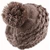 image:imageThe Hat Depot  Winter Multi Color Pom Pom Knit Beret Hat2 Style 2  Khaki