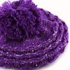 image:imageThe Hat Depot  Winter Multi Color Pom Pom Knit Beret Hat2 Style 2  Purple