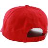 image:imageThe Hat Depot 100 Cotton Canvas 6Panel LowProfile Adjustable Dad Baseball CapRed