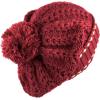 image:imageThe Hat Depot 1000CMHWomens Knit Beanie with Buttons and Pom Pom Winter HatBurgundy