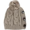 image:imageThe Hat Depot 1000CMHWomens Knit Beanie with Buttons and Pom Pom Winter HatTaupe2