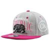 image:imageThe Hat Depot 1300A Premium Quality Republic California Soft Heather Grey Snapback Cap Fuchsia