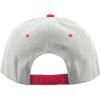 image:imageThe Hat Depot 1300hg Plain Heather Grey Snapback CapFuchsia