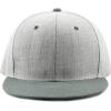 image:imageThe Hat Depot 1300hg Plain Heather Grey Snapback CapOlive