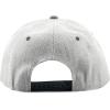 image:imageThe Hat Depot 1300hg Plain Heather Grey Snapback CapOlive
